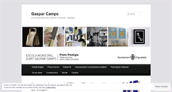 Desktop Screenshot of escolagasparcamps.org
